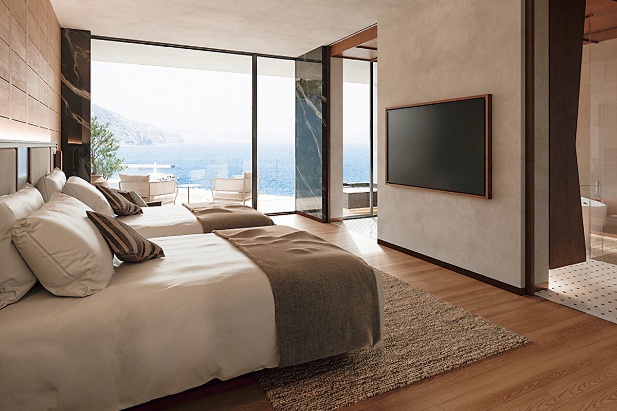 「UMITO 熱海THE CLIFF」のベッドルーム