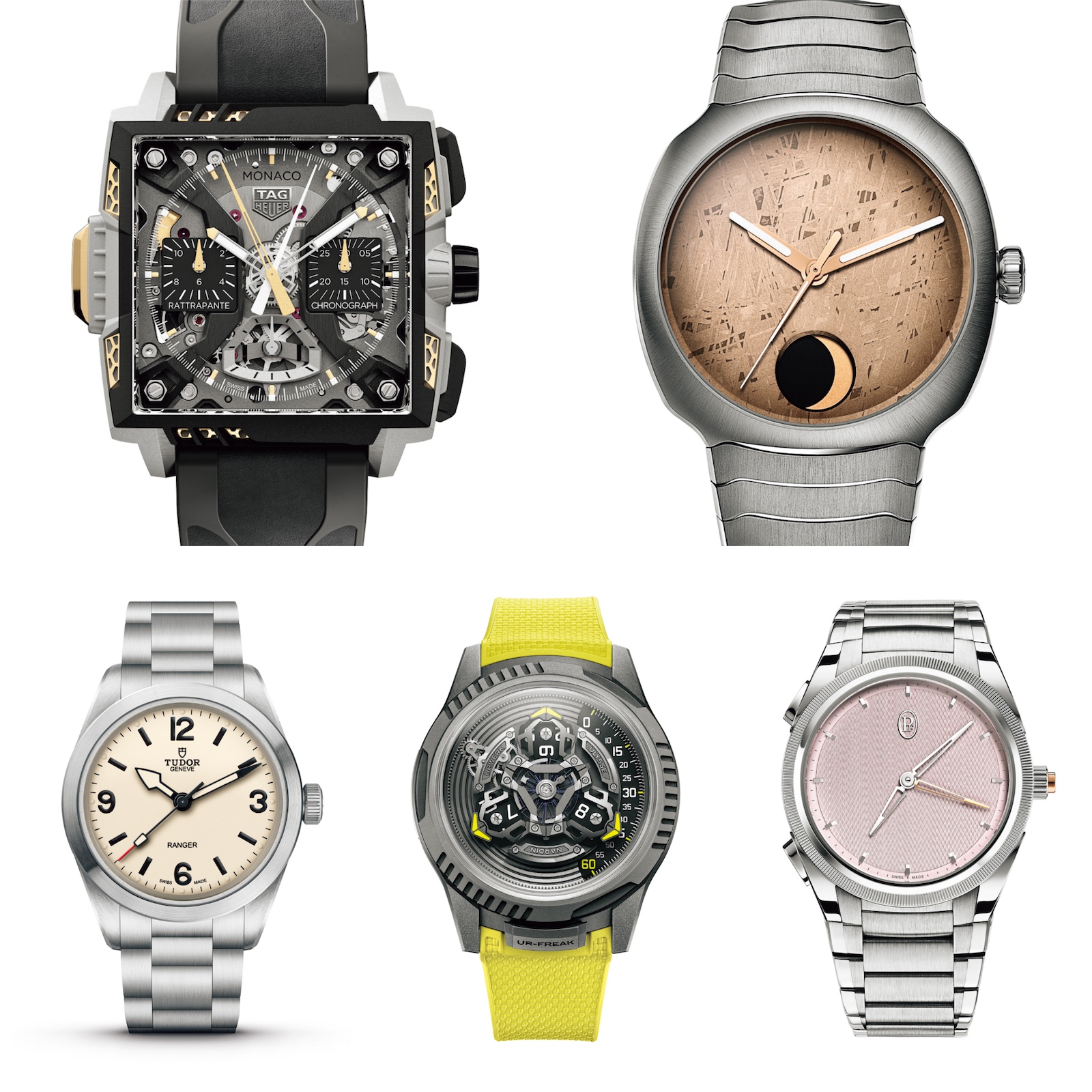 時計色々(個々に付いては掲載を参考に)個数60個。 チュードル、タグ・ホイヤー、H.モーザー…2025年のトリを飾る「ドバイ