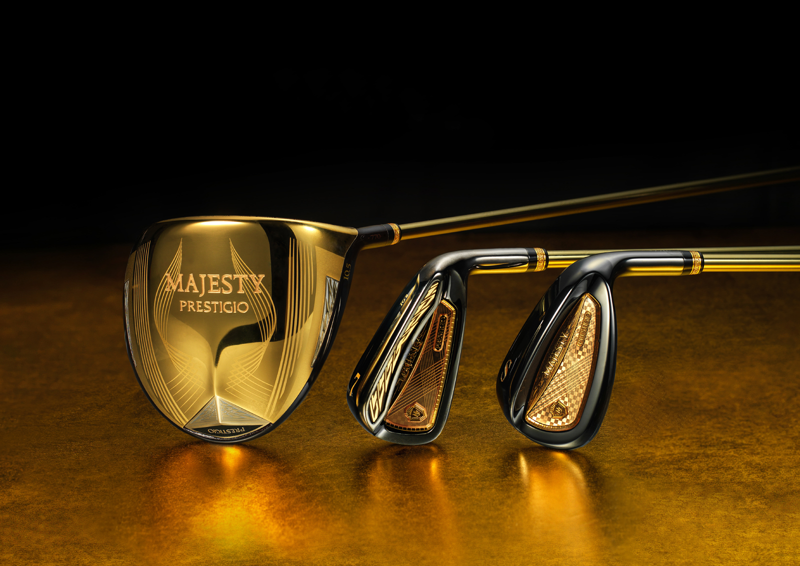 希少レフティー　マジェスティ　プレステジオ　ゴールド ゴルフ アイアン 飛距離が変わる、超軽量化と高初速。「マジェスティ プレステジオ 14