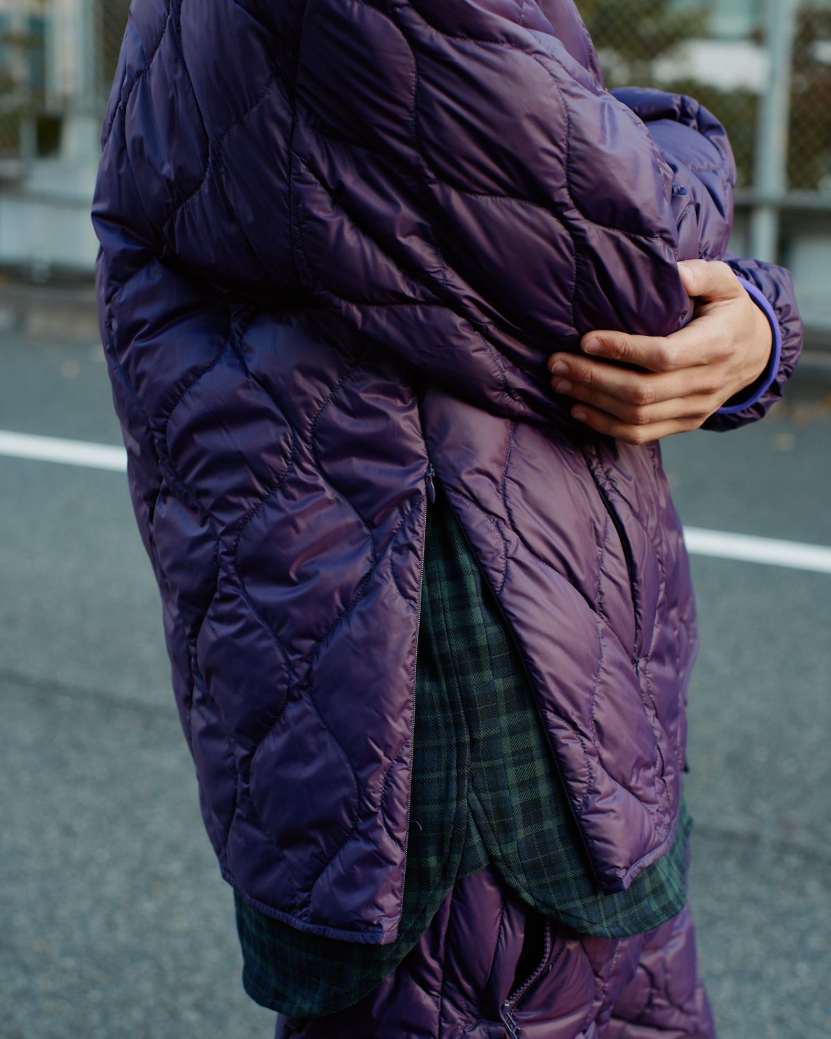 TAION （タイオン）とWhite Mountaineering（ホワイトマウンテニアリング）がコラボレーションしたライトダウンジャケット。