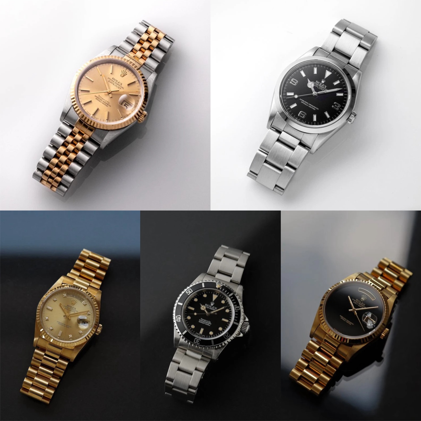 ロレックスの1970年テイファニイとエクスプローラのダブルネームの当時ベルト ロレックスの1970年テイファニイとエクスプローラのダブルネームの当時