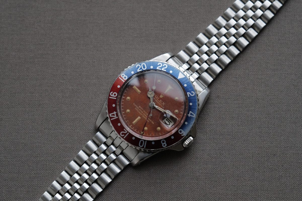 ロレックス「GMTマスター Ref.1675PCG」