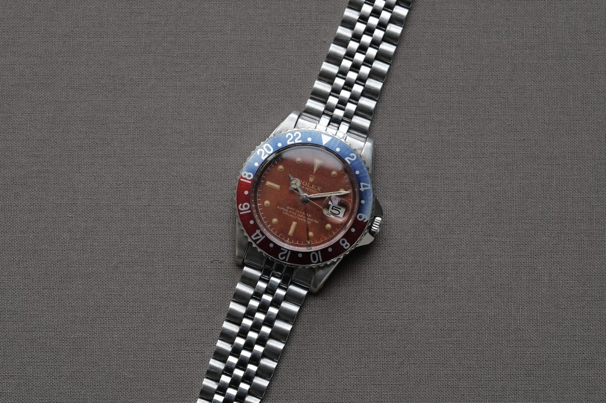 ロレックス「GMTマスター Ref.1675PCG」