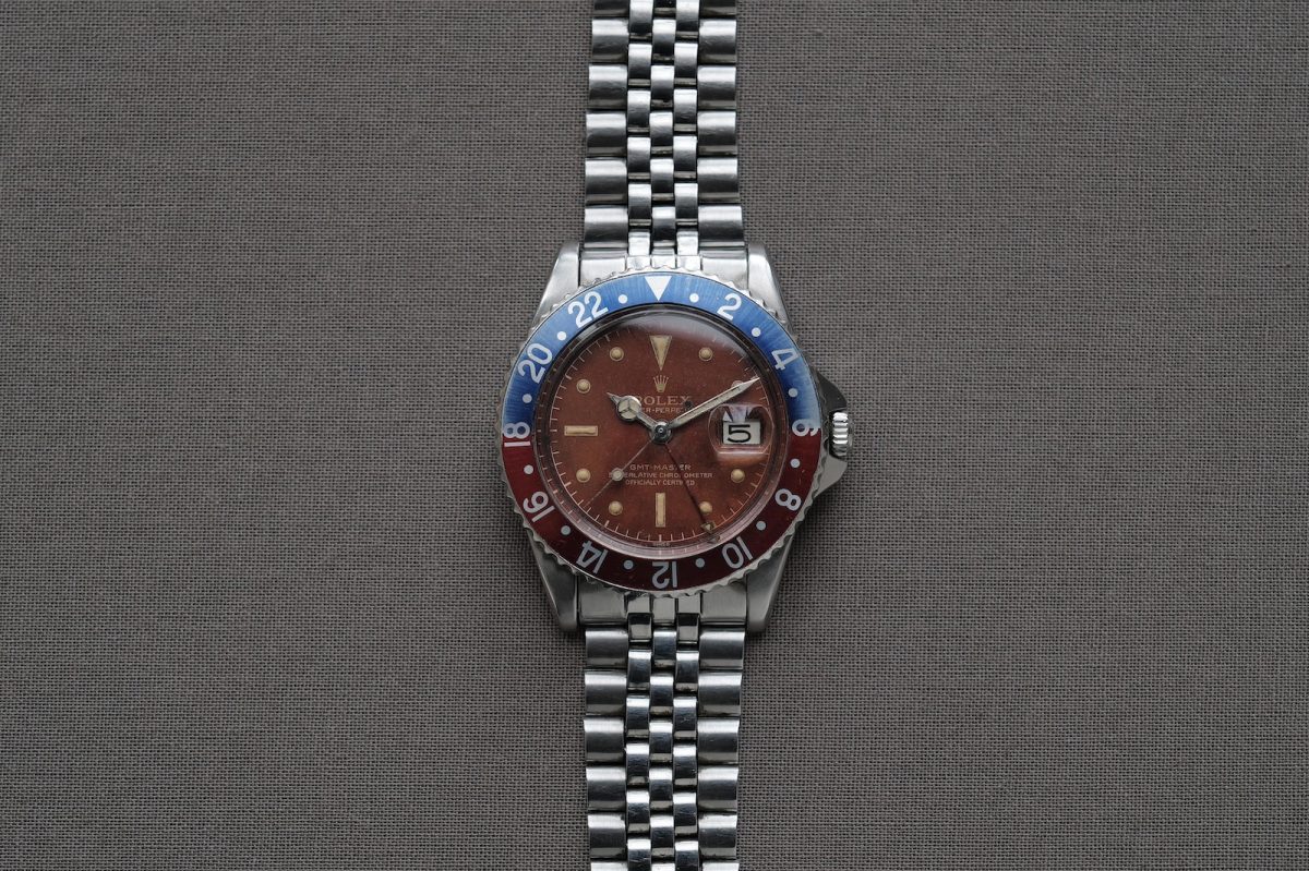 ロレックス「GMTマスター Ref.1675PCG」