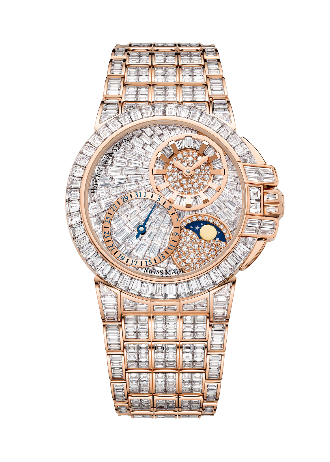 ハリー・ウィンストン|HW オーシャン・デイト ムーンフェイズ オートマティック 36mm