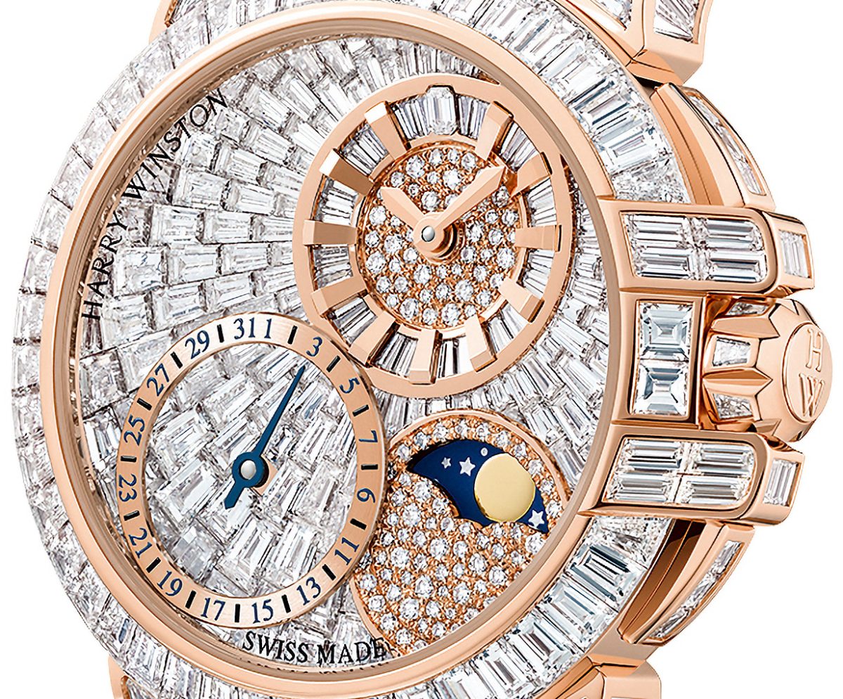 ハリー・ウィンストン|HW オーシャン・デイト ムーンフェイズ オートマティック 36mm