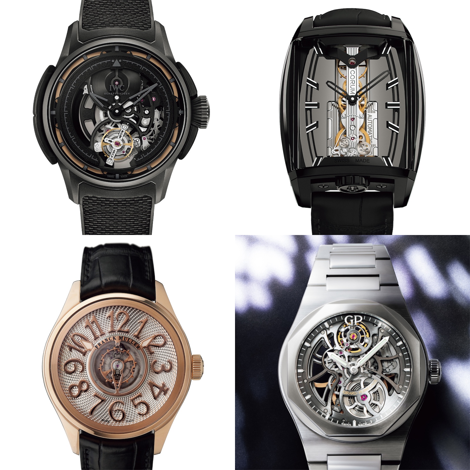 スケルトンの機械式時計4選