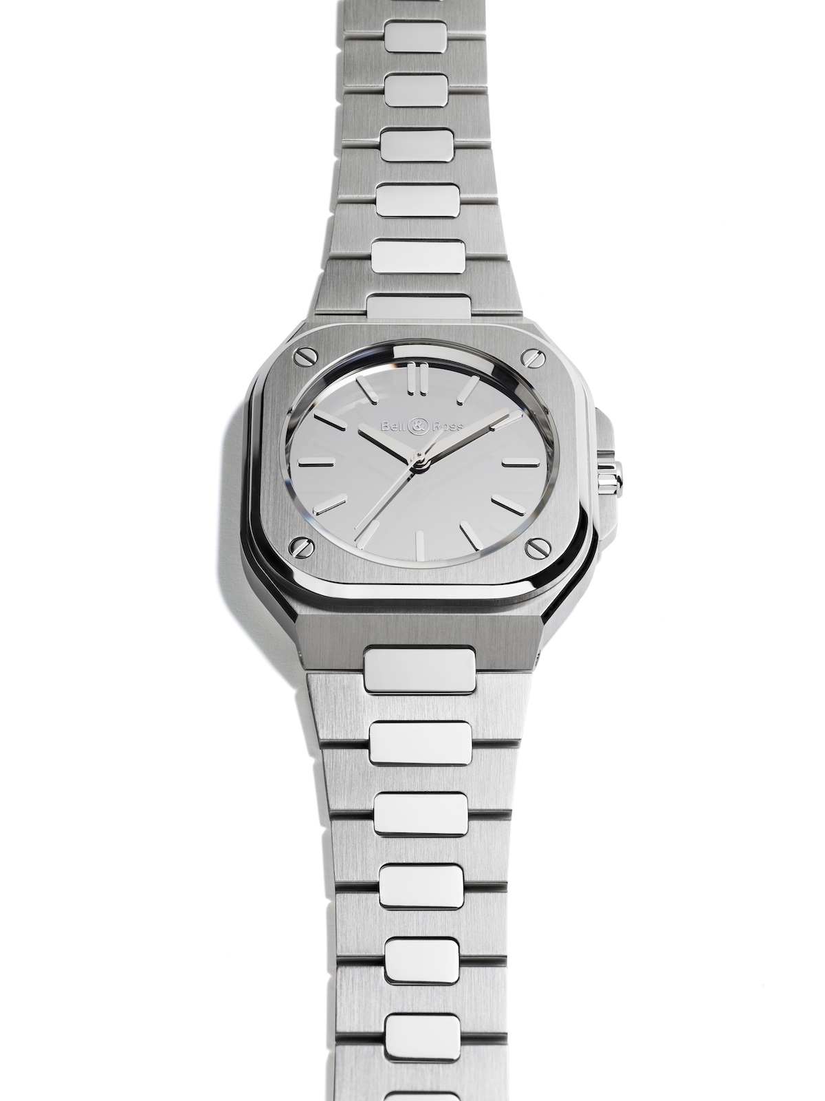 ベル&ロス「BR-05 グレー ミラー スティール」