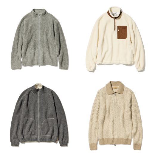 カシミヤジップアップ4選
