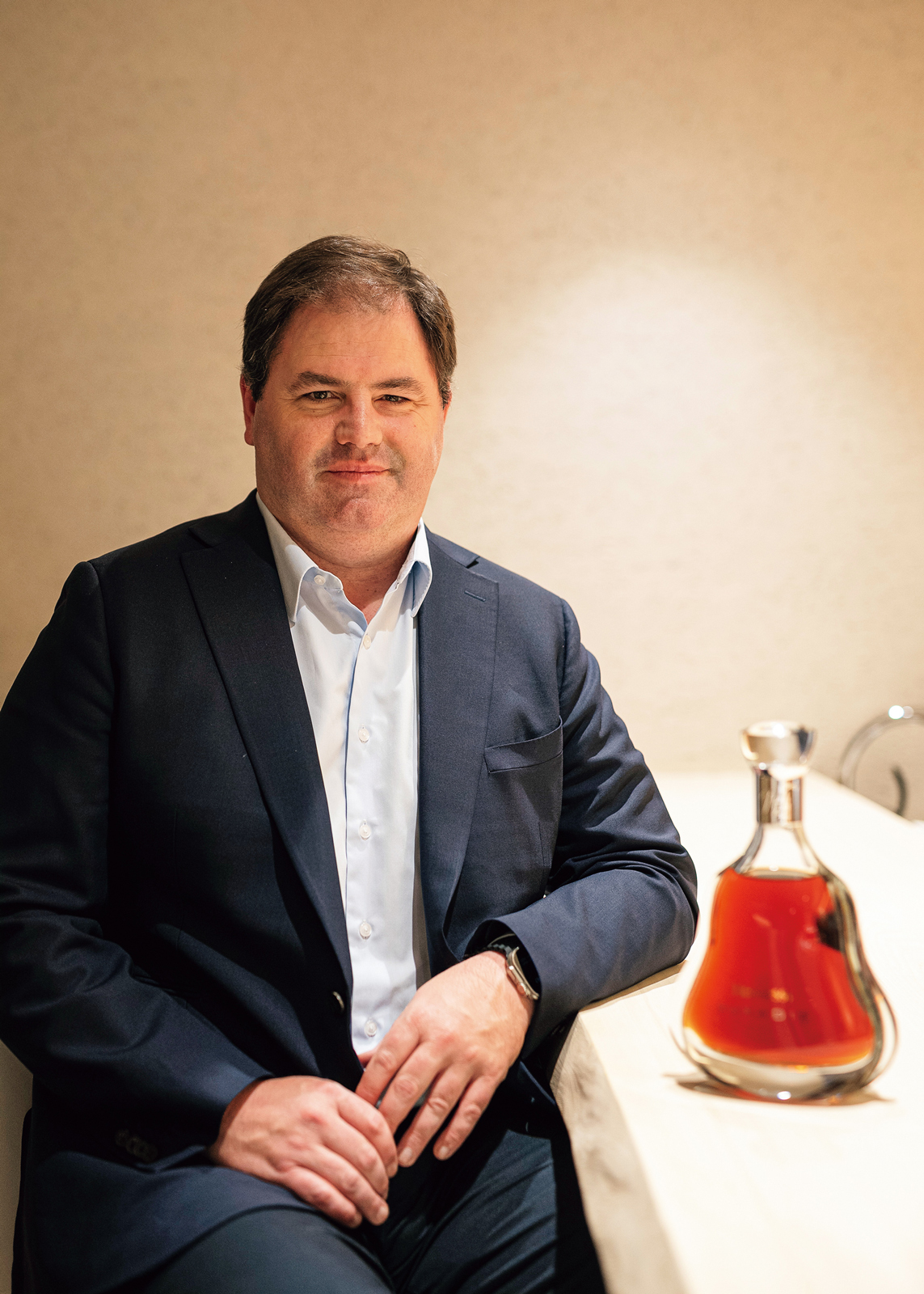 ヘネシー8代目マスターブレンダーのルノー・フィリュー・ド・ジロンド氏