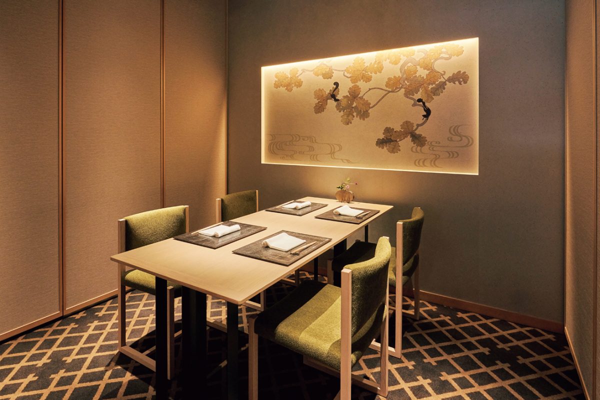 「銀座がゆう」の個室