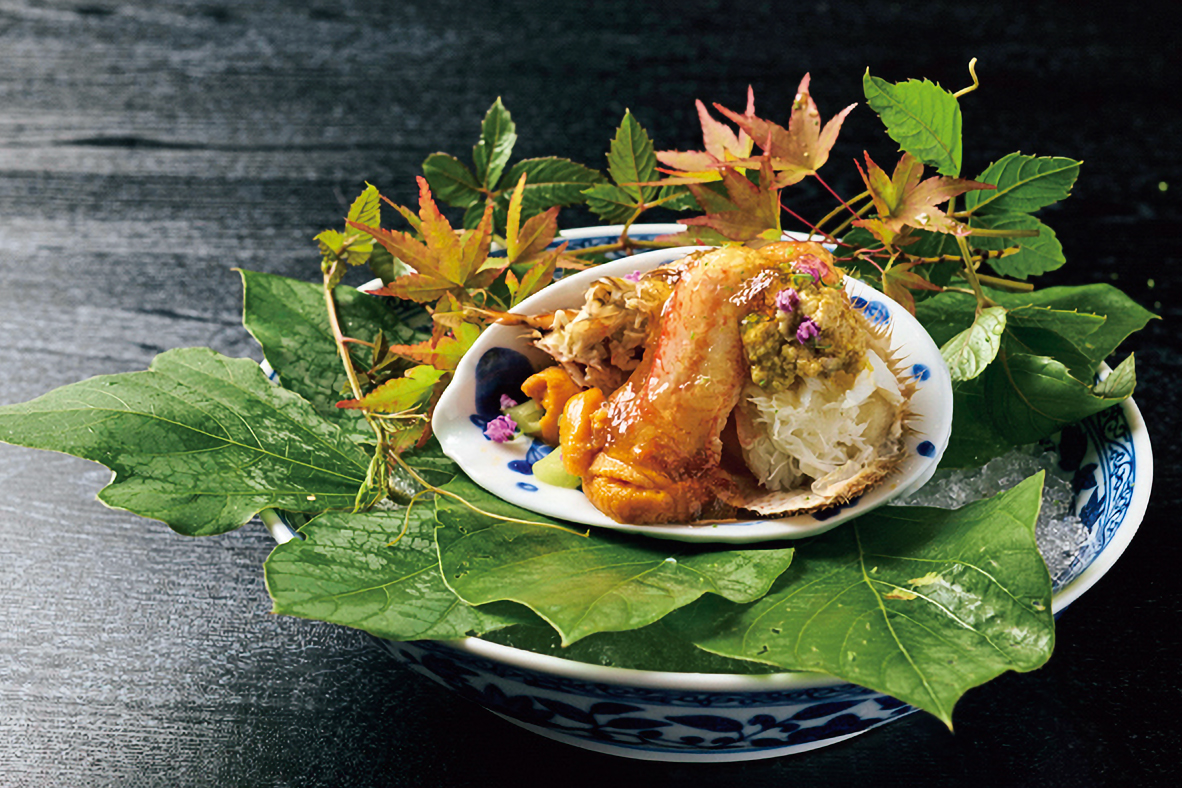 「銀座がゆう」の料理