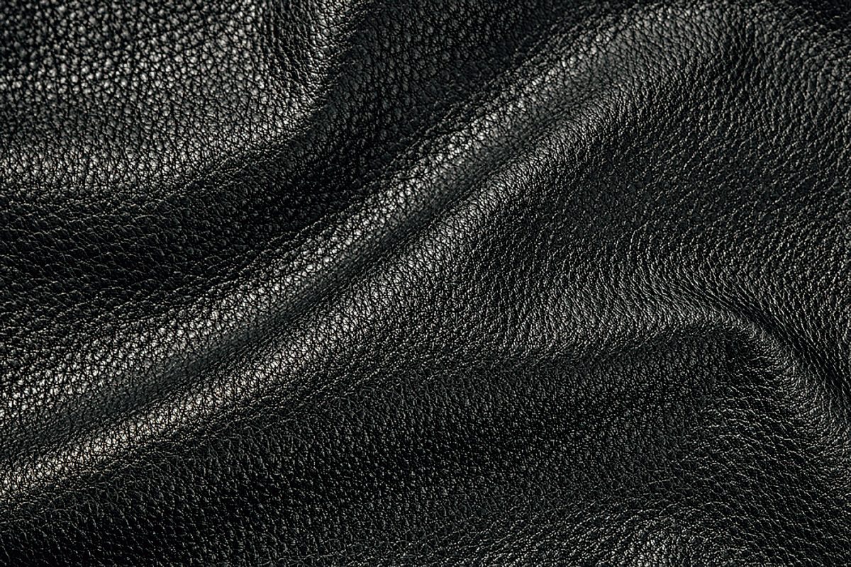 レザー生地のアップ