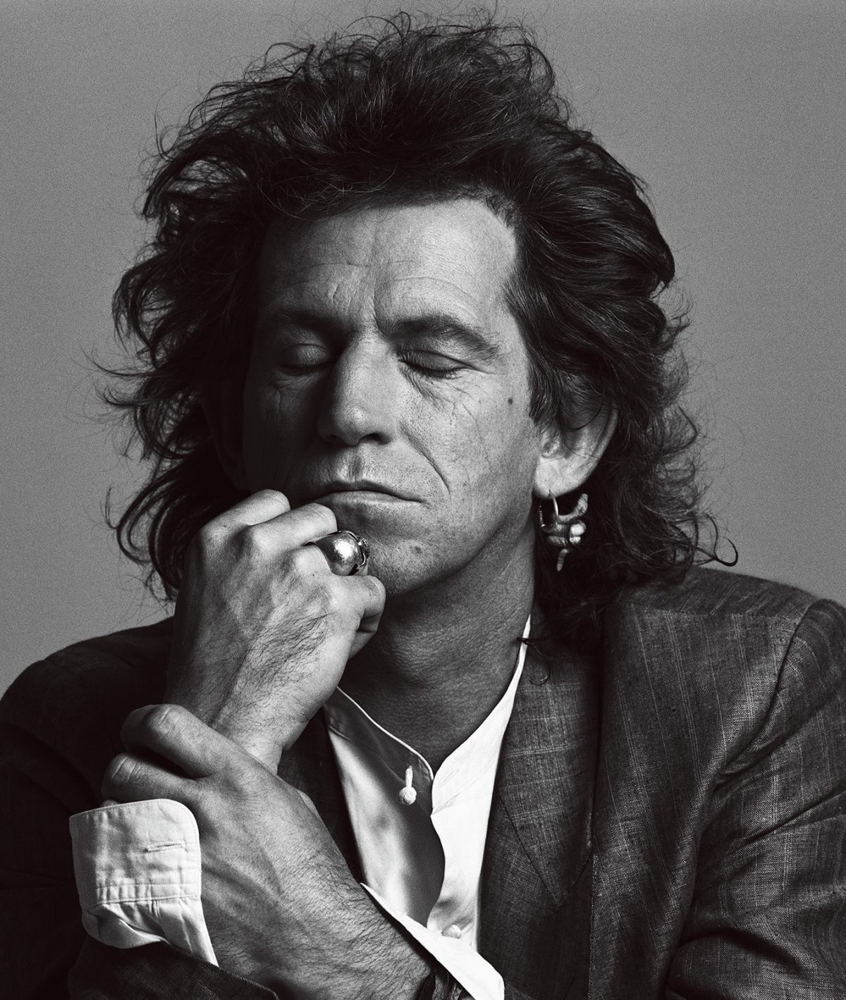 『今という永遠 写真家・操上和美の90年』/Keith Richards「SWITCH」 1988年12月号/1988.09.08撮影@New York, U.S.A.