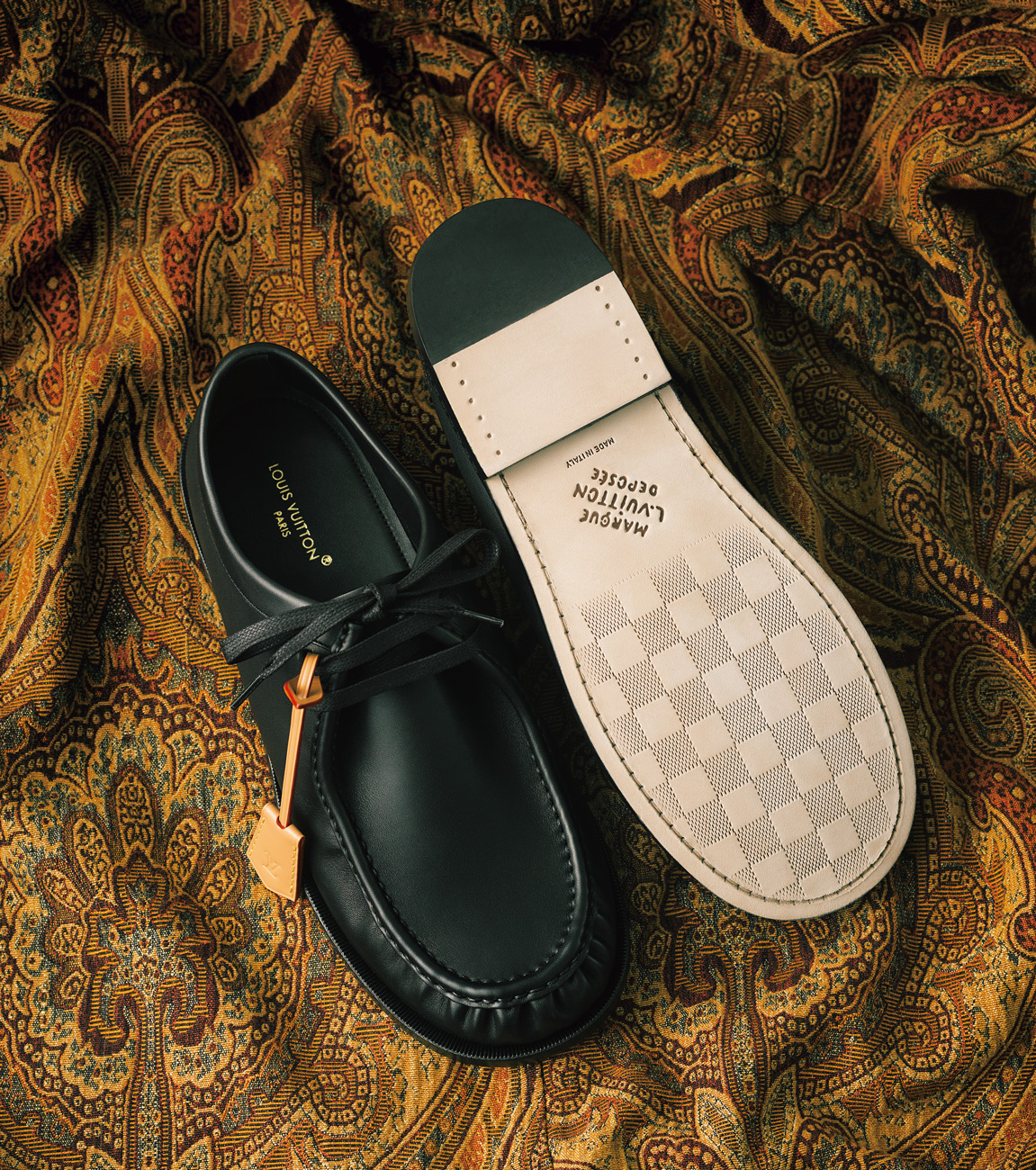 ルイ・ヴィトン、アウトソールに「ダミエ」を秘めた新作モカシンシューズ