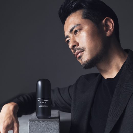 鈴⽊啓太、肌ケア“10秒投資”。大人の美容液「SHISEIDO MEN アルティミューン」