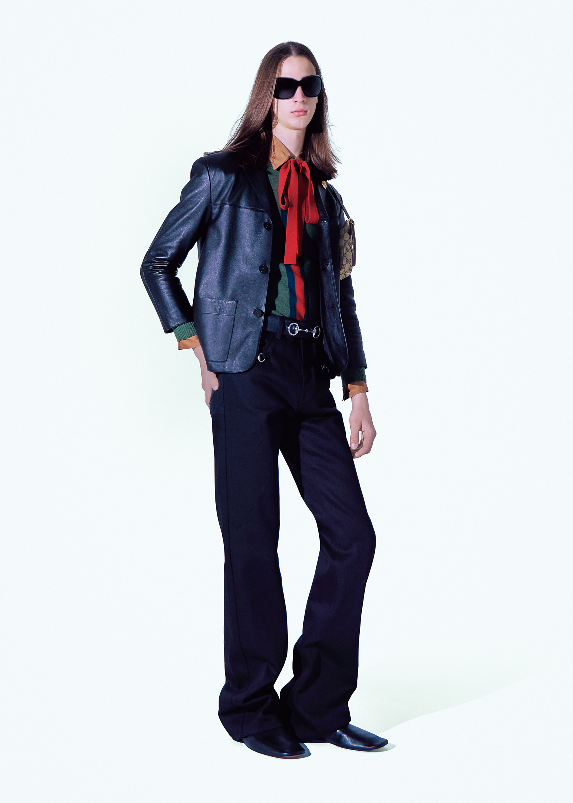 グッチのレザージャケット