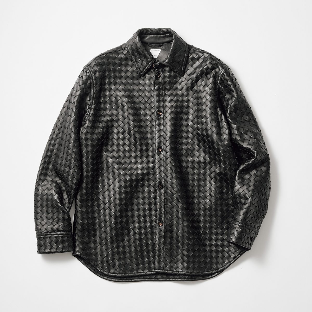 ボッテガ・ヴェネタのレザーシャツ