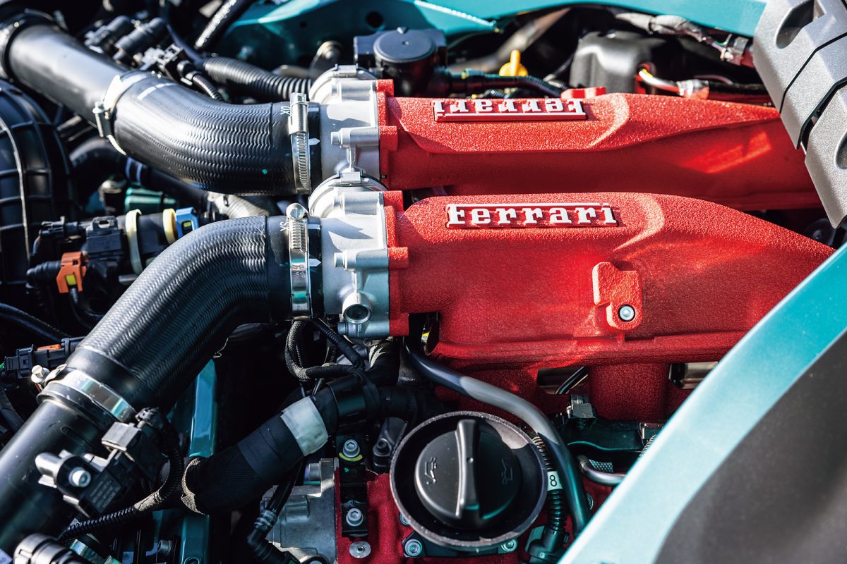 フェラーリ アマルフィのエンジン