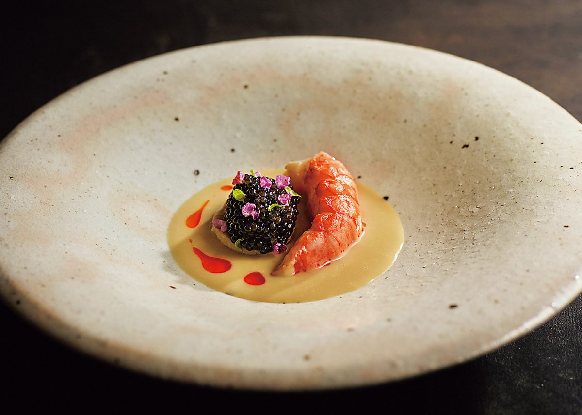 「セフィーノ」のロブスター、バーニアカウダ