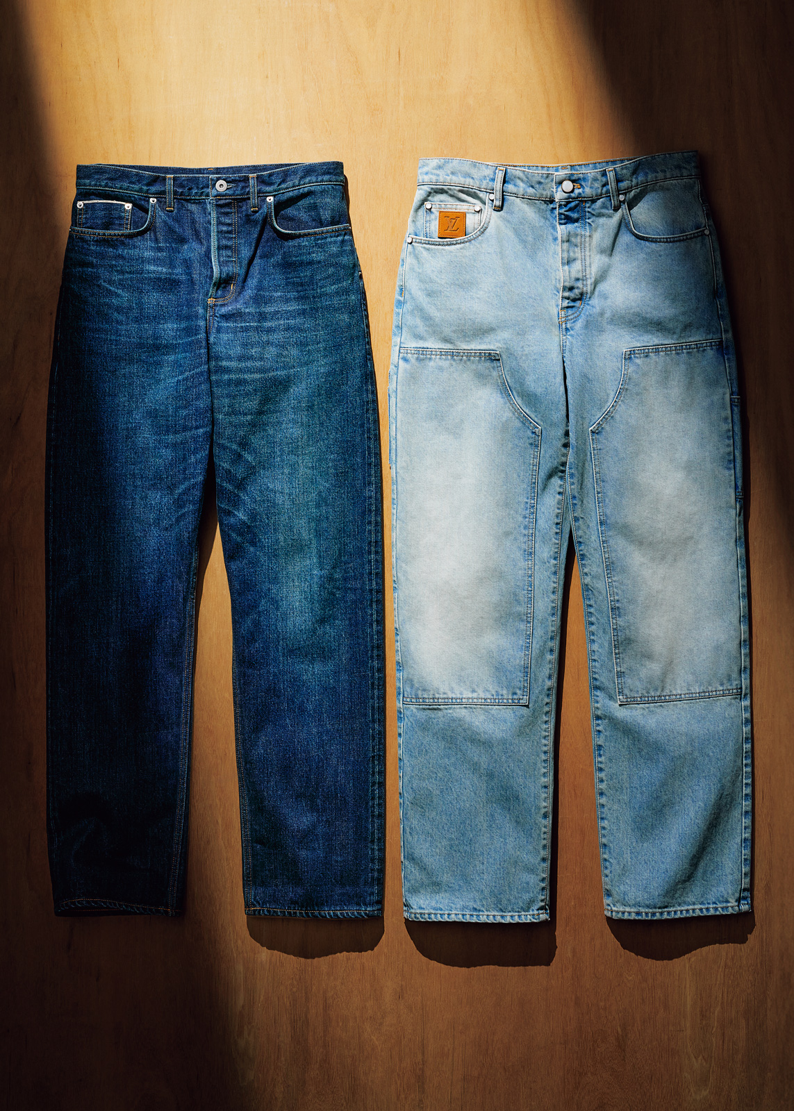 ディオールとルイ・ヴィトンのデニム