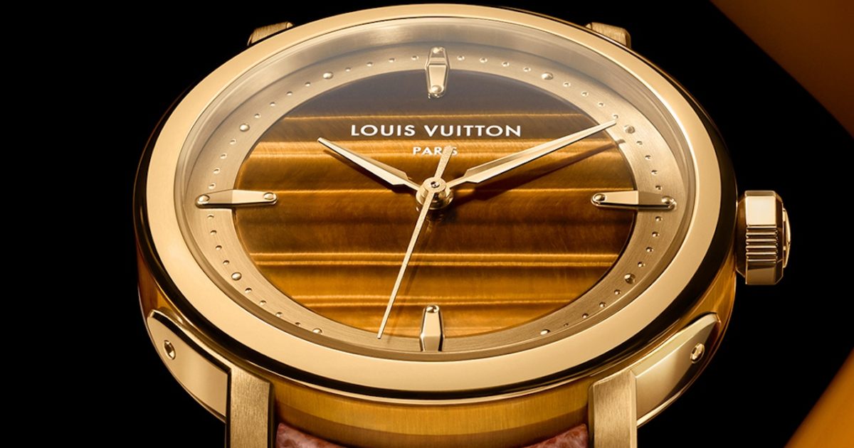 値下げ可　18k SARCAR ゴールド 腕時計 レザー ルイ・ヴィトン、守護石＆金のドレスウォッチ「エスカル」 | GOETHE