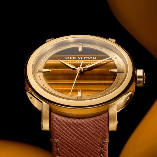 ルイ・ヴィトン「エスカル オトマティック イエローゴールド＆タイガーズアイ」