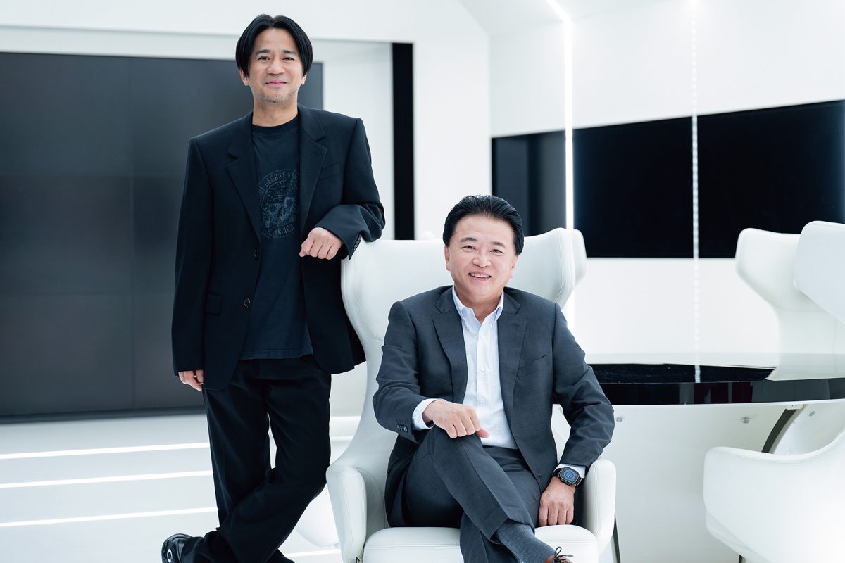 EXILE HIRO氏とプレミアグループ柴田洋一氏