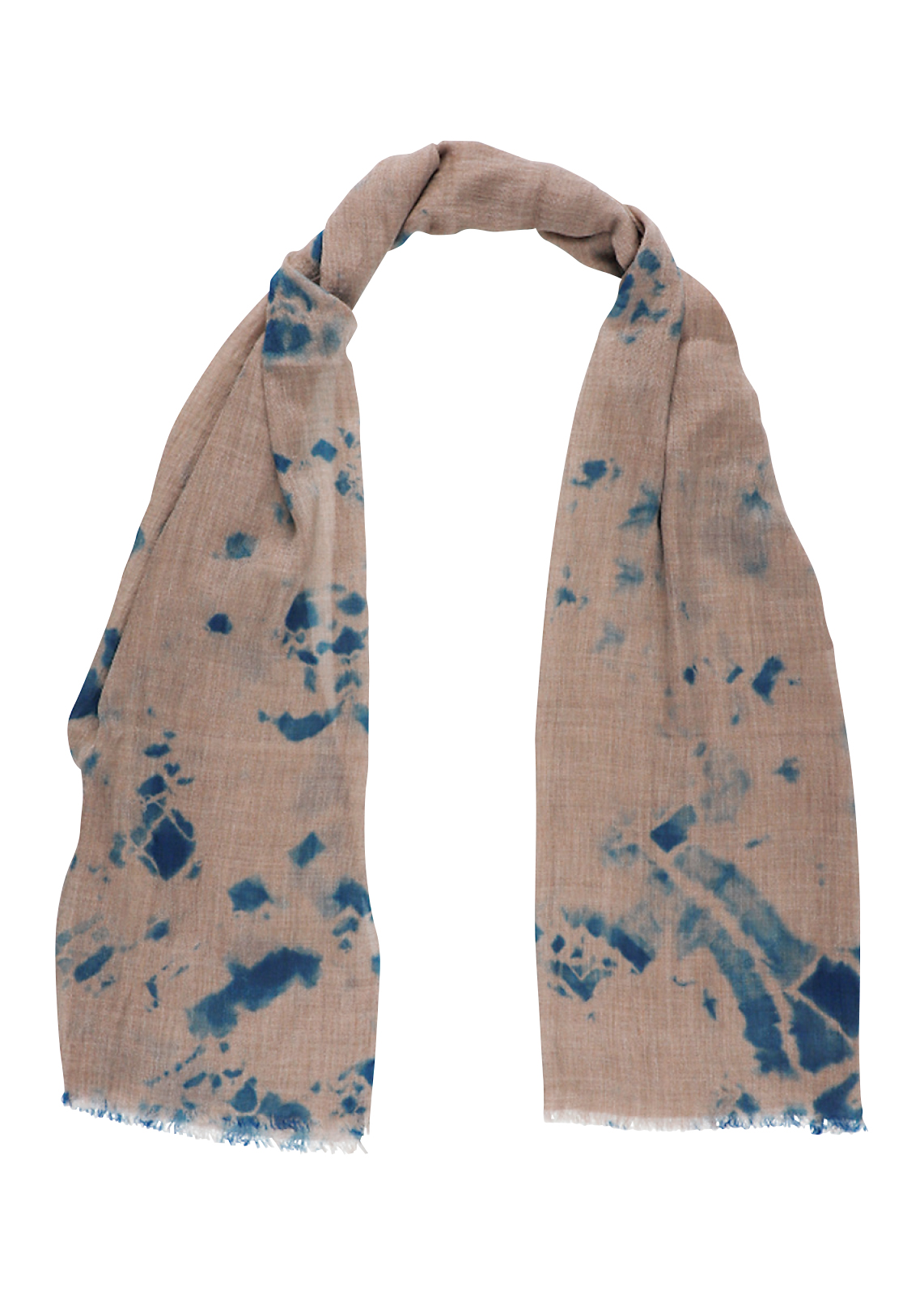 手筋絞りウールストール／suzusan