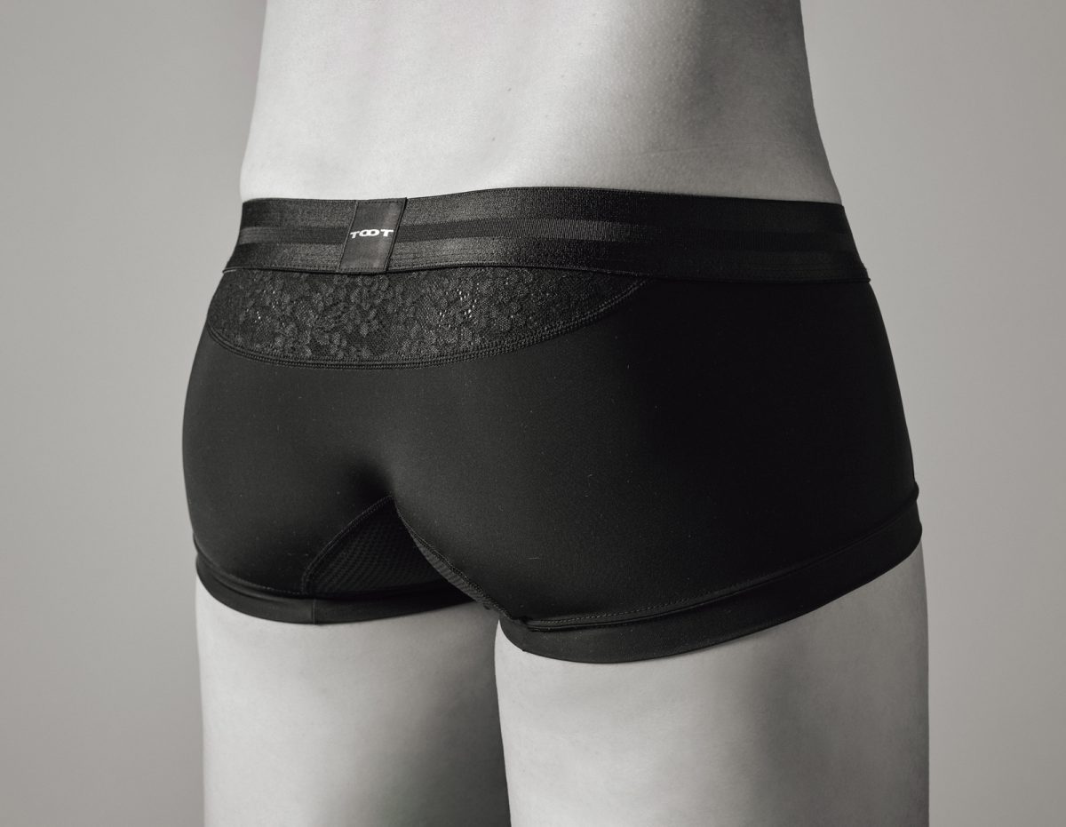 GOETHE×TOOT ブラックレース ボクサー バック