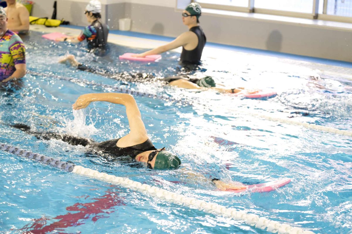 ゲーテトライアスロンチームGLT 水泳練習風景