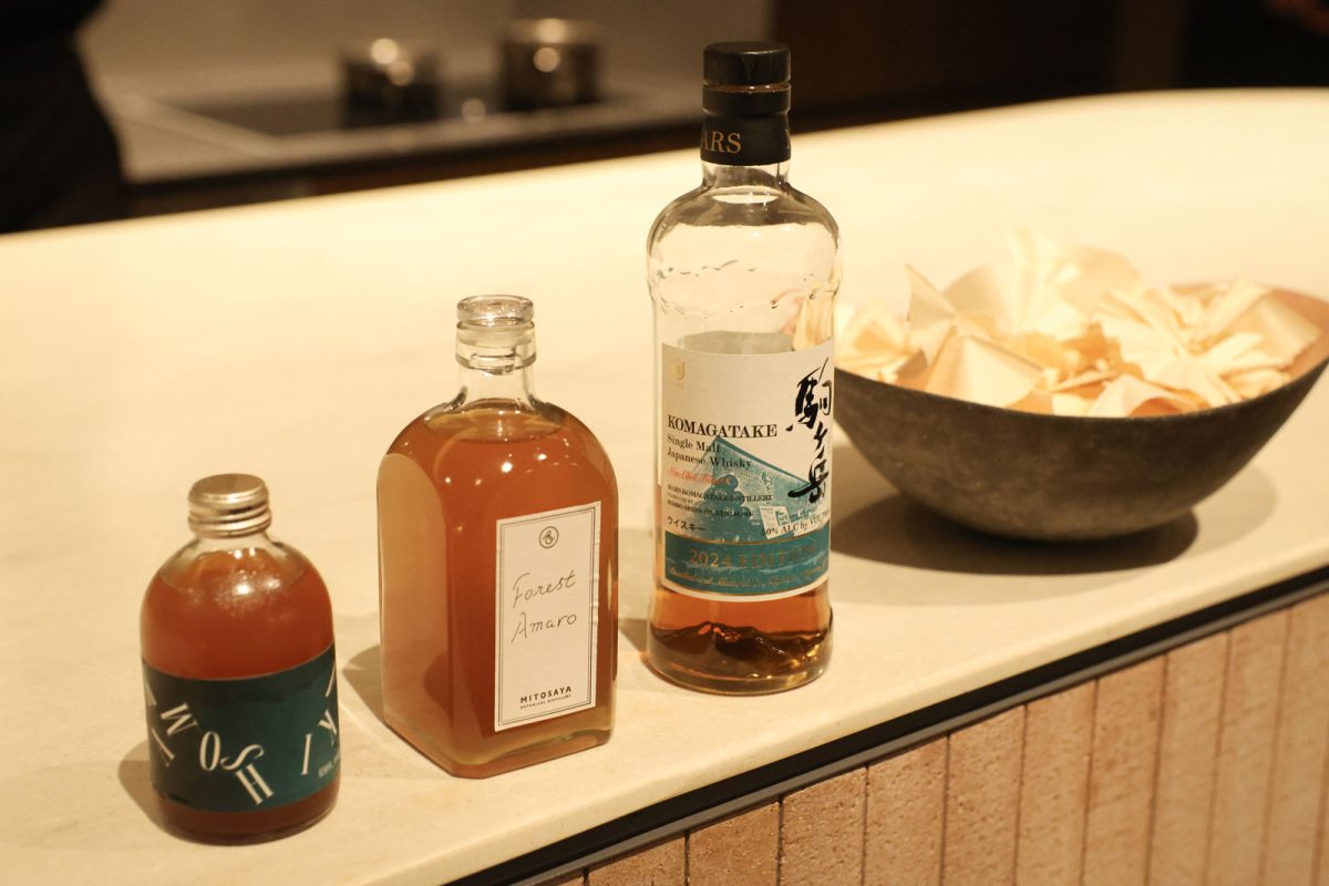 森の料理には森のお酒がよく合う。