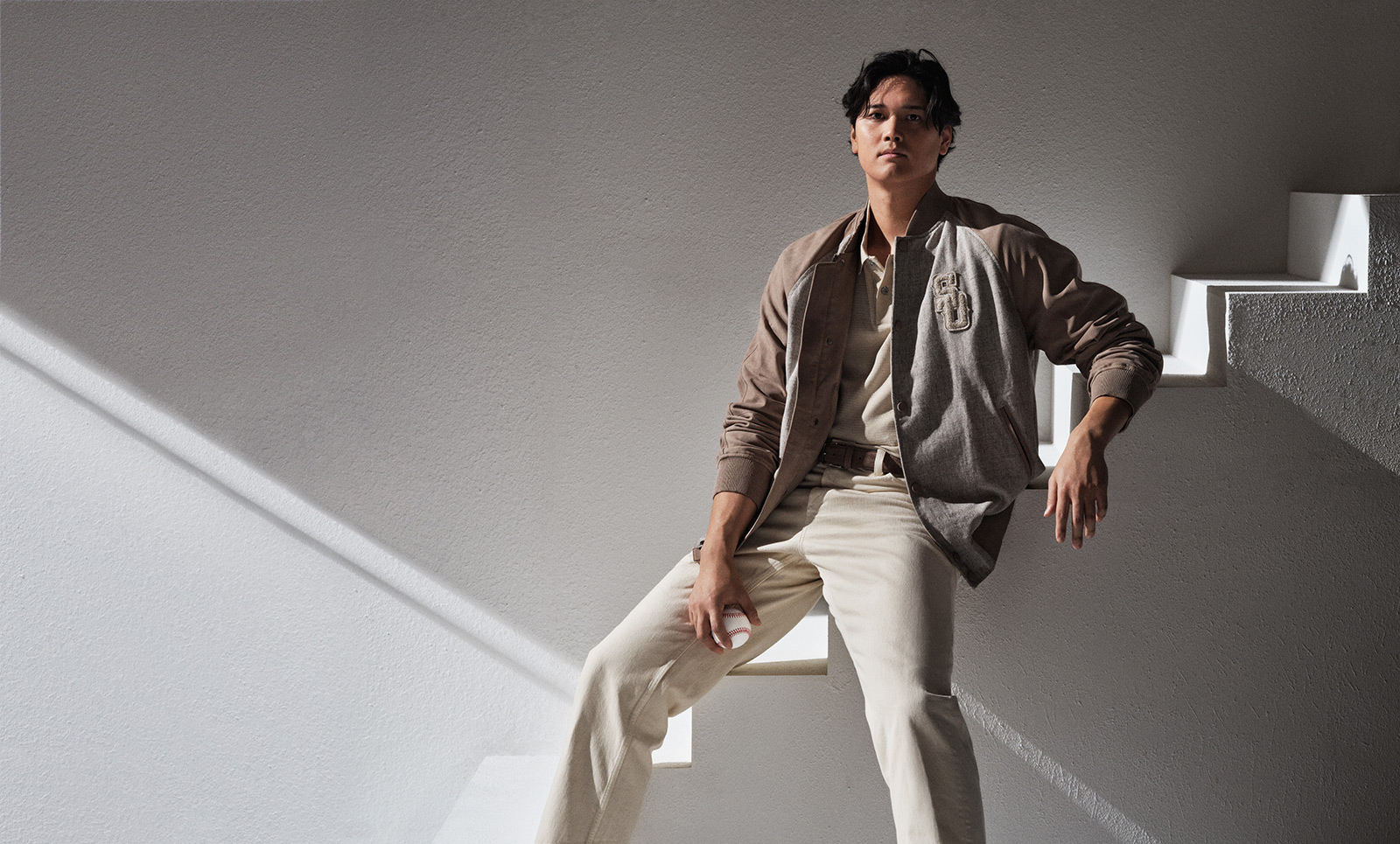 美品⭐︎BOSS 大谷翔平愛用ブランド　ベージュジャケットXXL 大谷翔平×BOSS、限定ジャケット＆パンツ | GOETHE