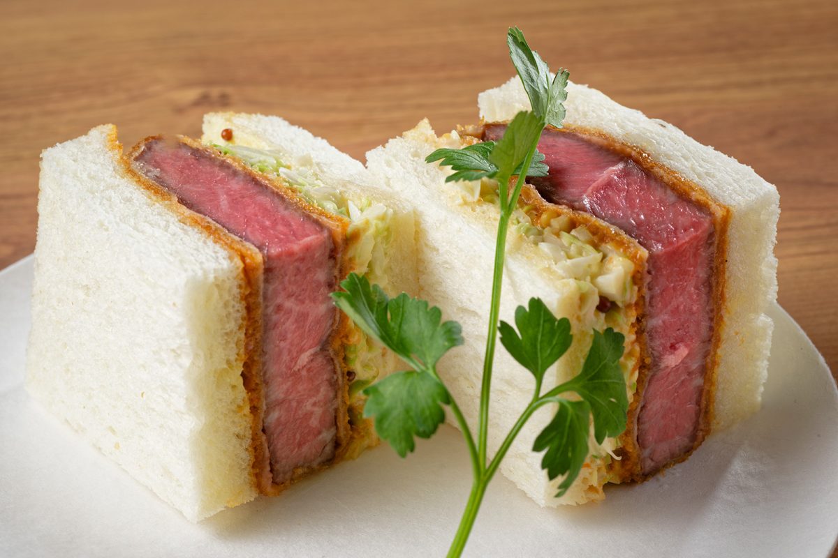 松阪牛ビーフカツサンド／ウブ