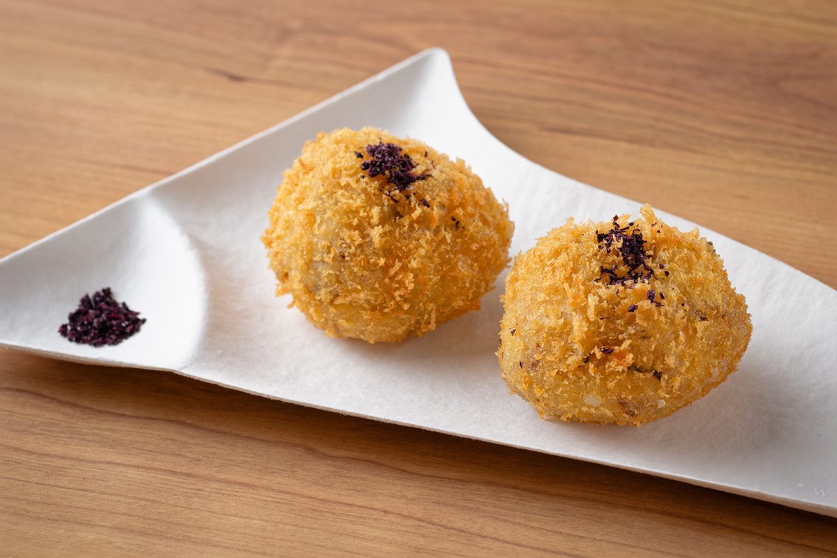 梅すき焼きコロッケ／厨 七代目松五郎