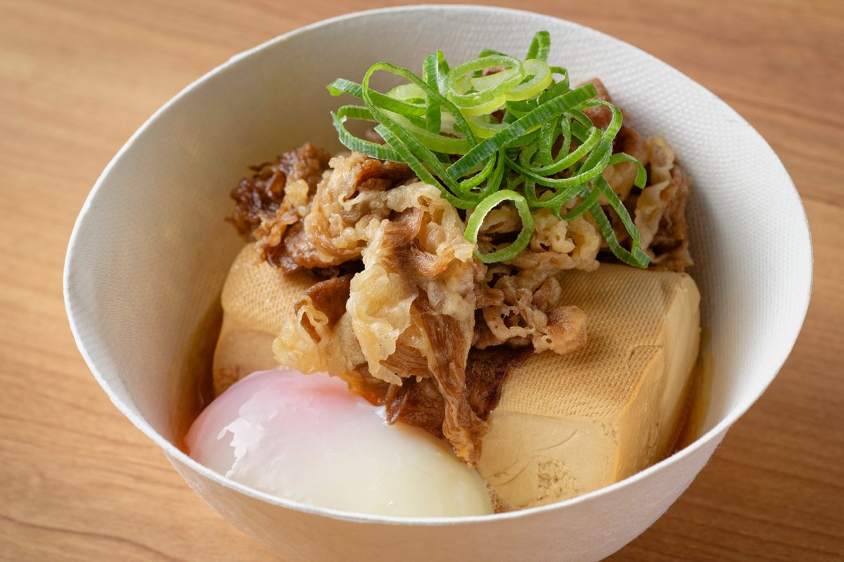 熟成黒毛和牛“すき焼き肉豆腐”温玉付／厨 七代目松五郎