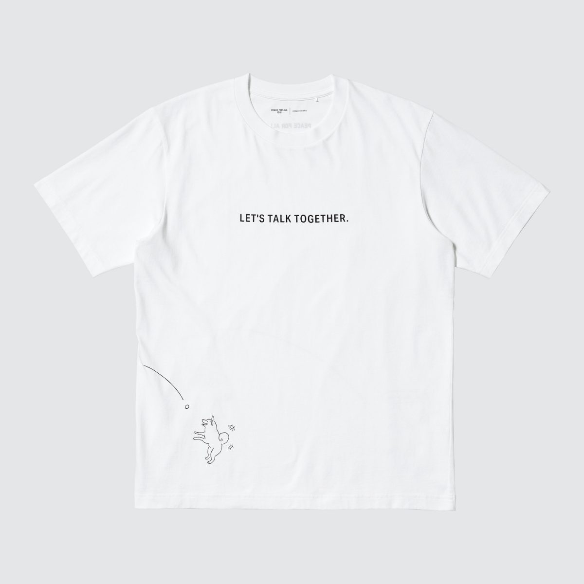 栗山英樹氏が、ユニクロによるチャリティTシャツプロジェクト「PEACE FOR ALL」に参加。「PEACE FOR ALL チャリティTシャツ」¥ 1,500