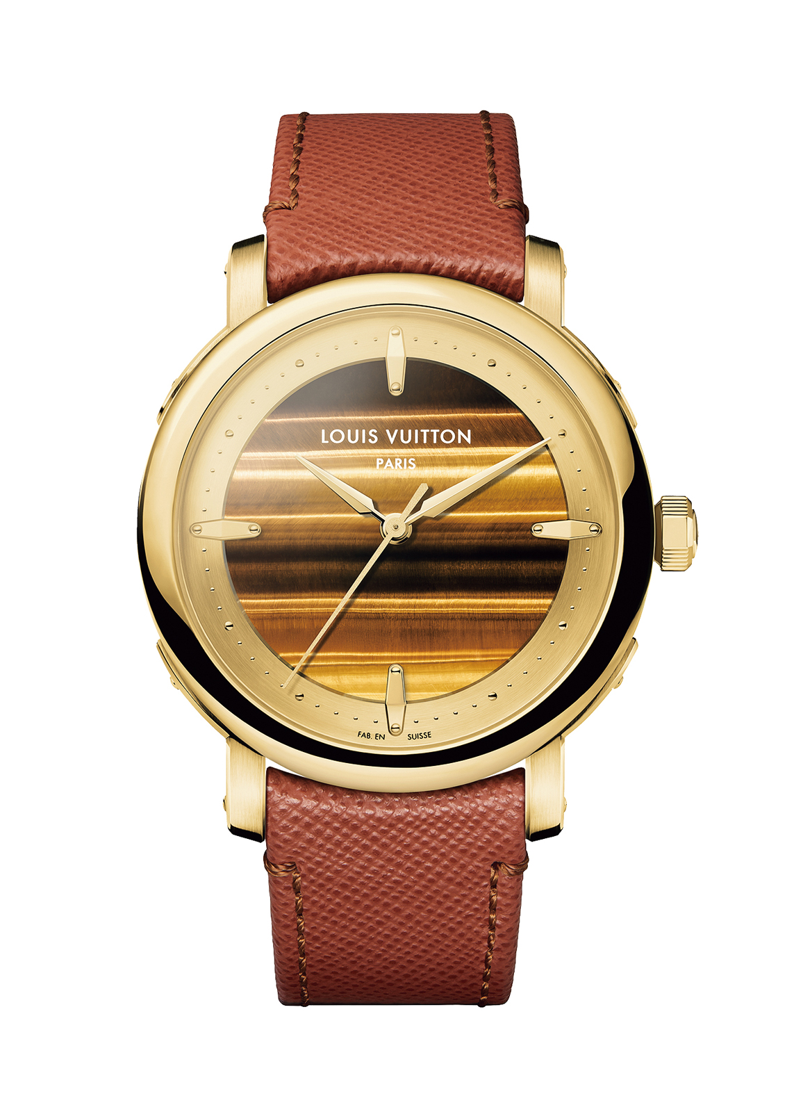 ルイ・ヴィトン｜エスカル オトマティック イエローゴールド＆タイガーズアイ