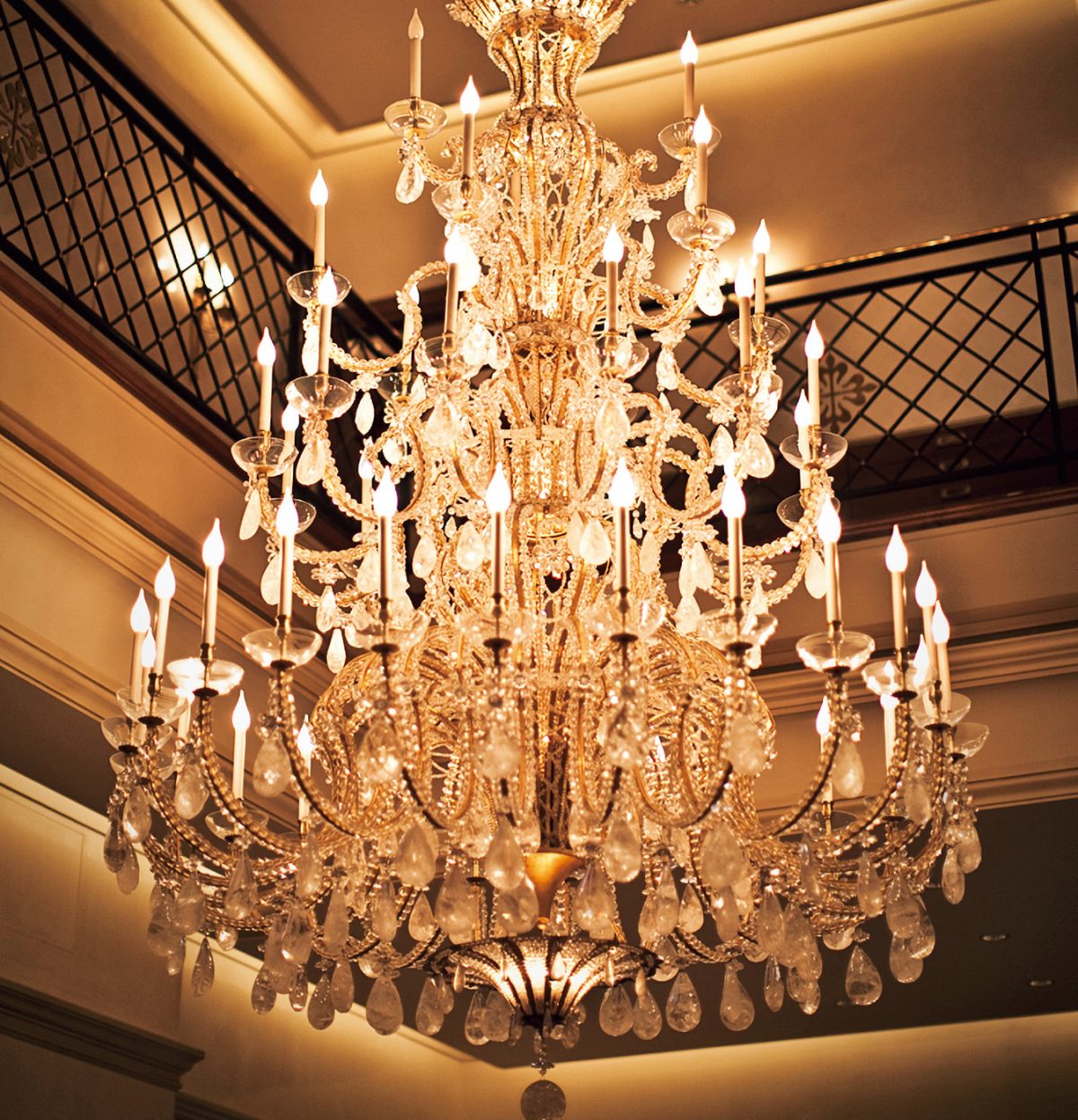 パテックフィリップサロンのシャンデリア