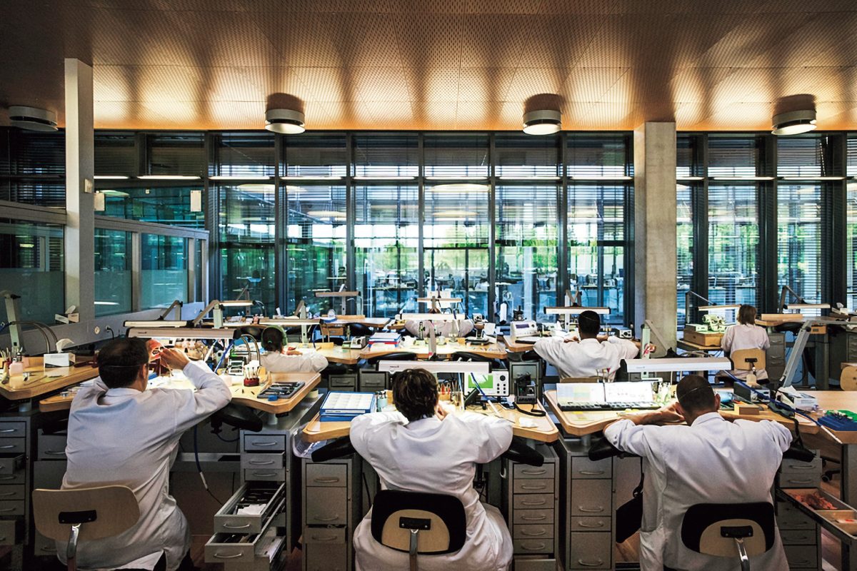 ヴァシュロン・コンスタンタンの作業現場