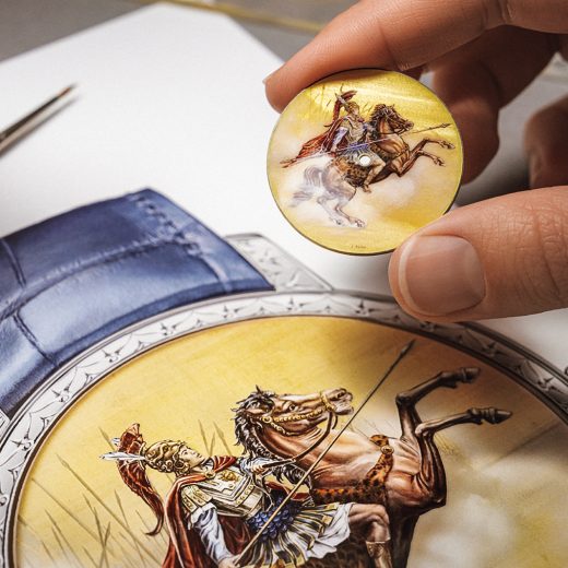 ヴァシュロン・コンスタンタンのエナメル画ダイヤル