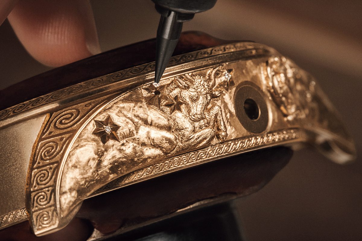 ヴァシュロン・コンスタンタンの彫金