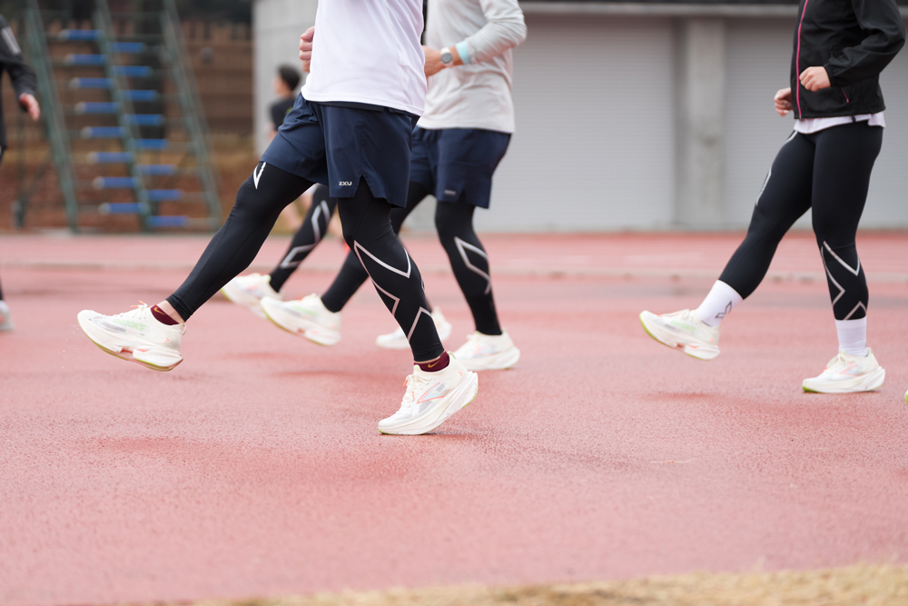 身体の重心の真下に足を置く練習