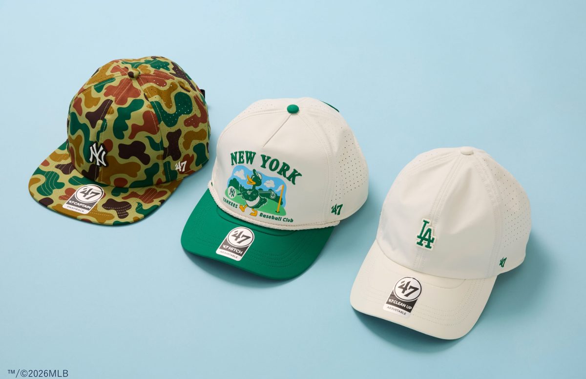 フォーティーセブン初のゴルフキャップ。接触冷感素材で酷暑のラウンドを快適に