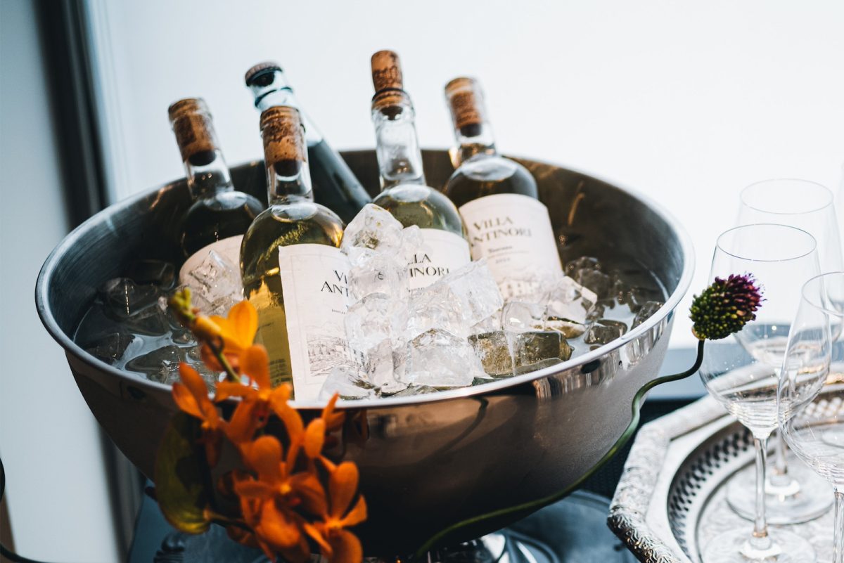 イベント当日は、イタリアの名門「アンティノリ」によるトスカーナワインの試飲も実施。