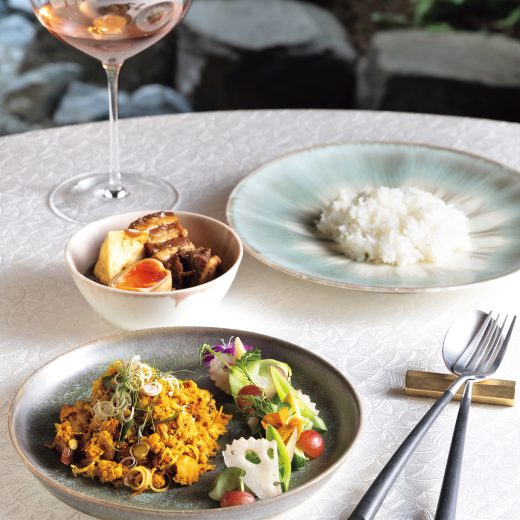 デュシタニ京都「Ayatana」の炒め物と煮込み