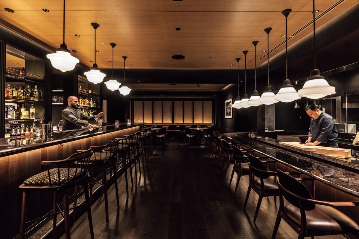 「カペラ京都」の2つのカウンター