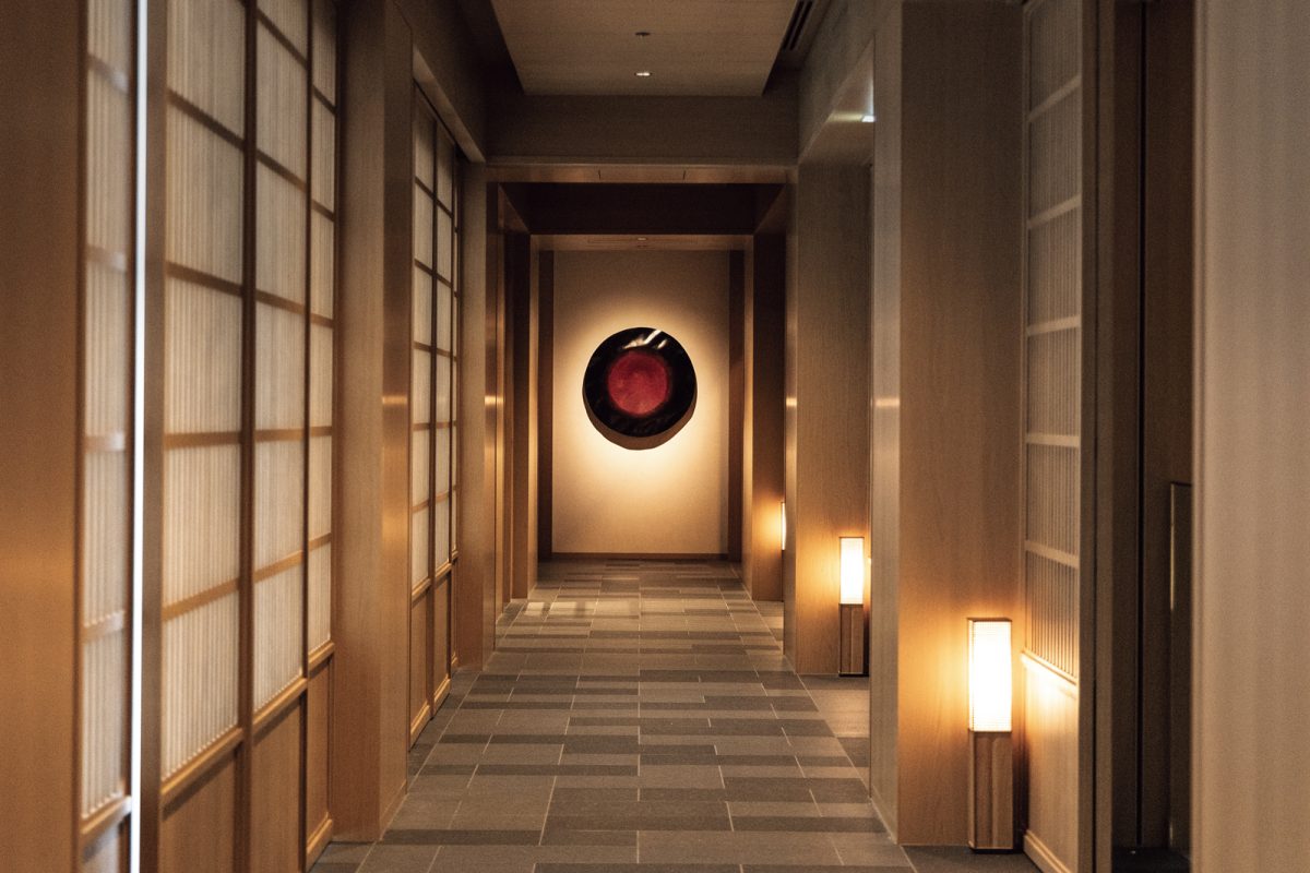 「カペラ京都」玄関の結界