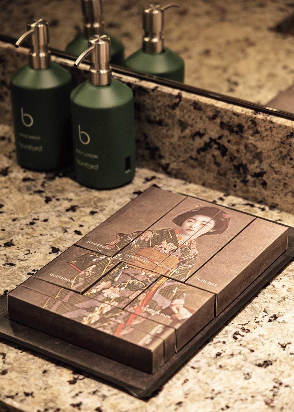 「カペラ京都」のアメニティの箱