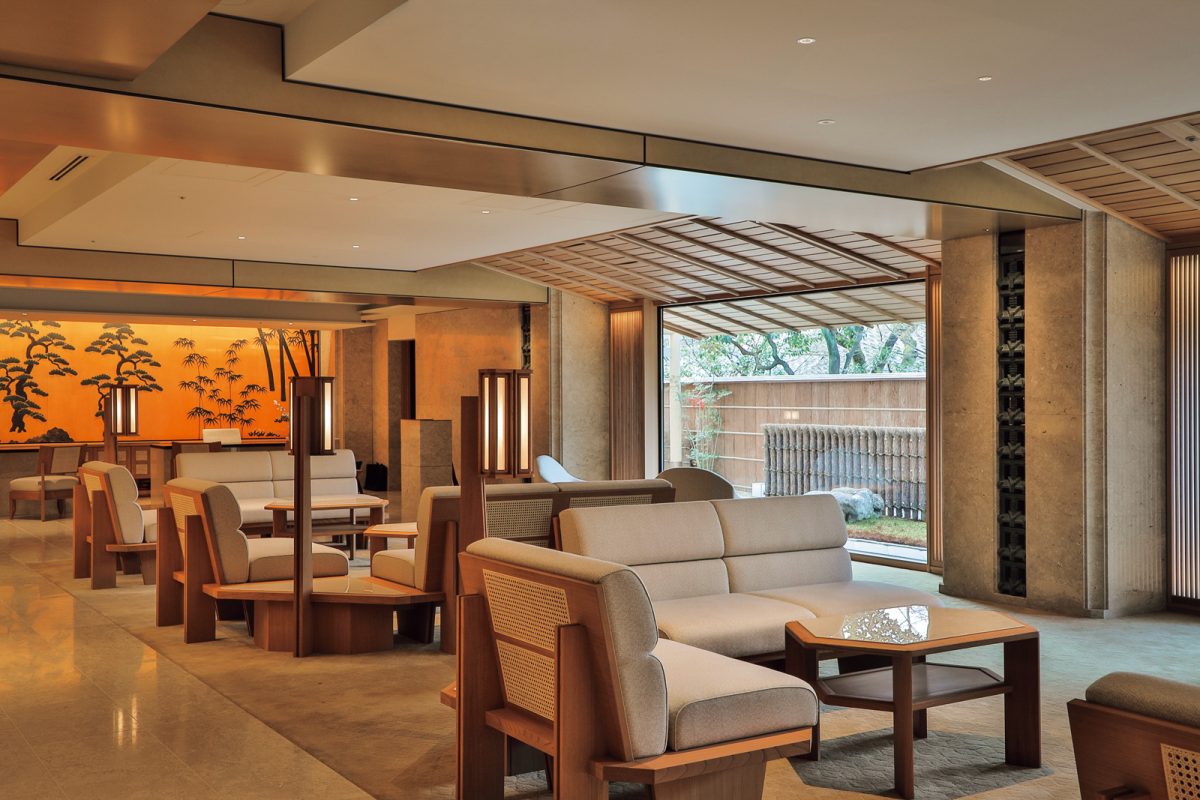 「帝国ホテル 京都」の宿泊者ラウンジ